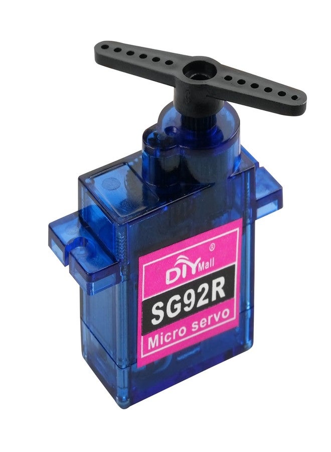 Stemedu 10PCS SG92R 9g Micro Servo Motor Mini Small Analog Servos Motor Metal Gear for Arduino RC Model Car Airplane Robot (Controlled Angle 180 Degree) - Image 2
